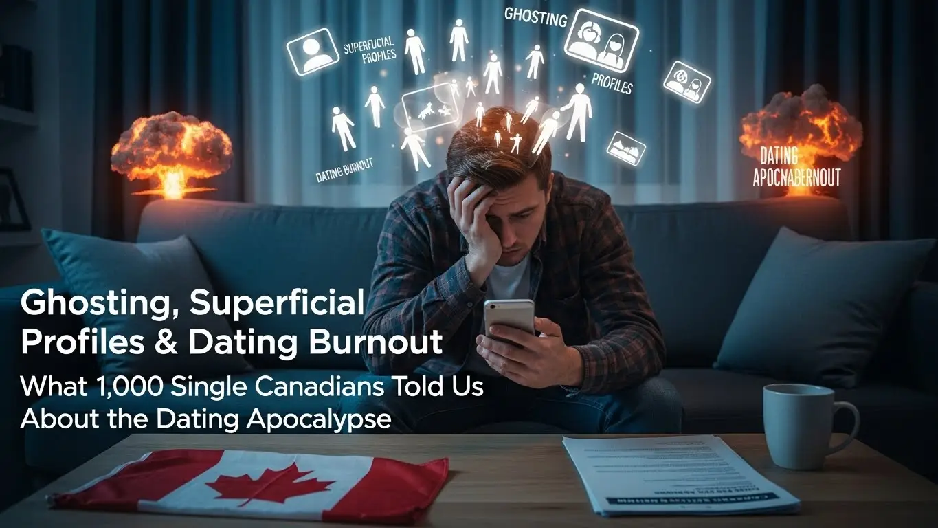 Ghosting, Superficial Profiles & Dating Burnout What 1,000 Single Canadians Told Us About the Dating Apocalypse